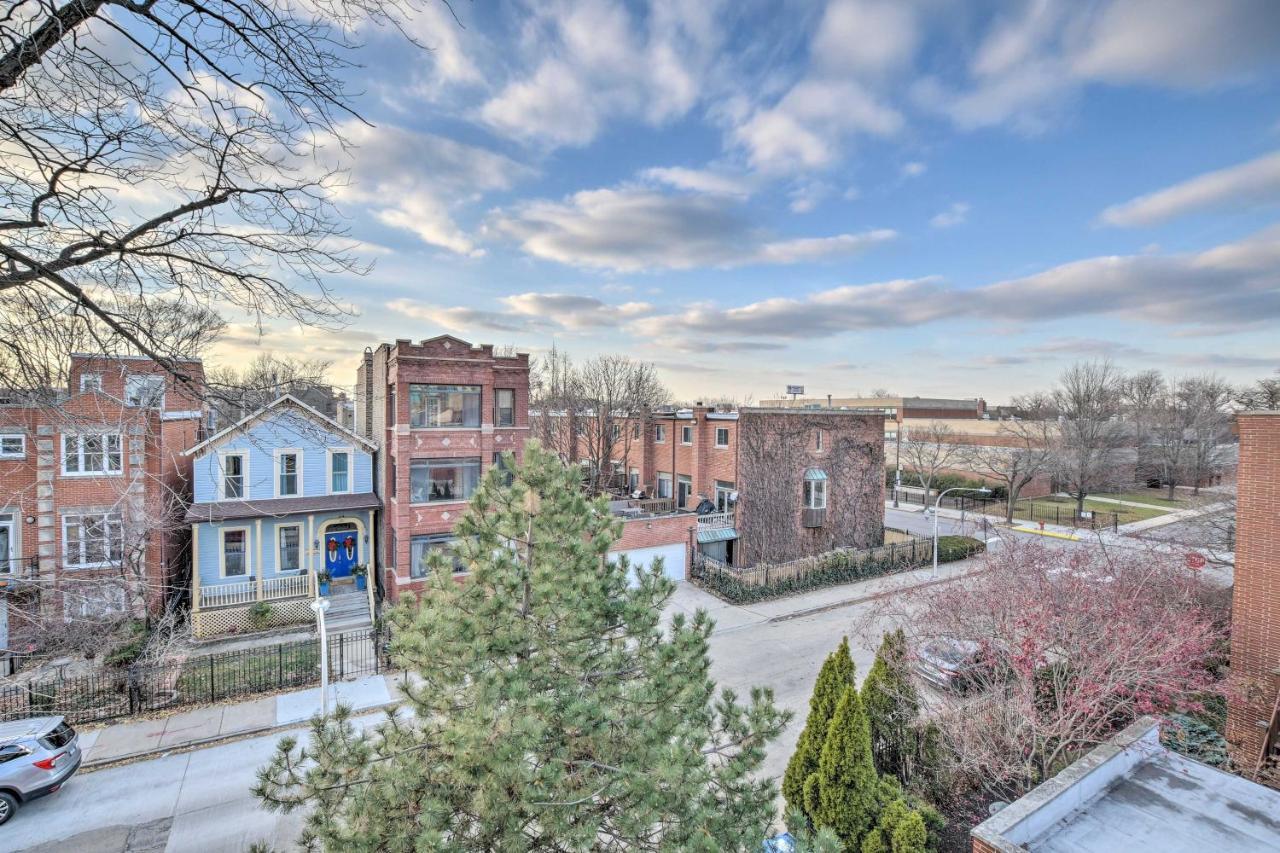 Chicago Condo With Balcony Walk To Cta Stations! Exterior foto