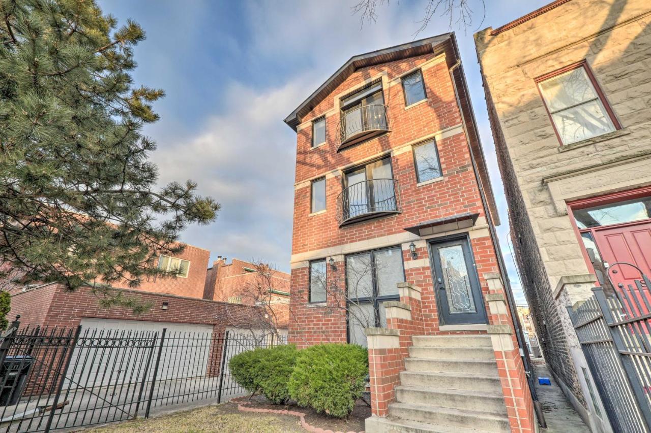 Chicago Condo With Balcony Walk To Cta Stations! Exterior foto